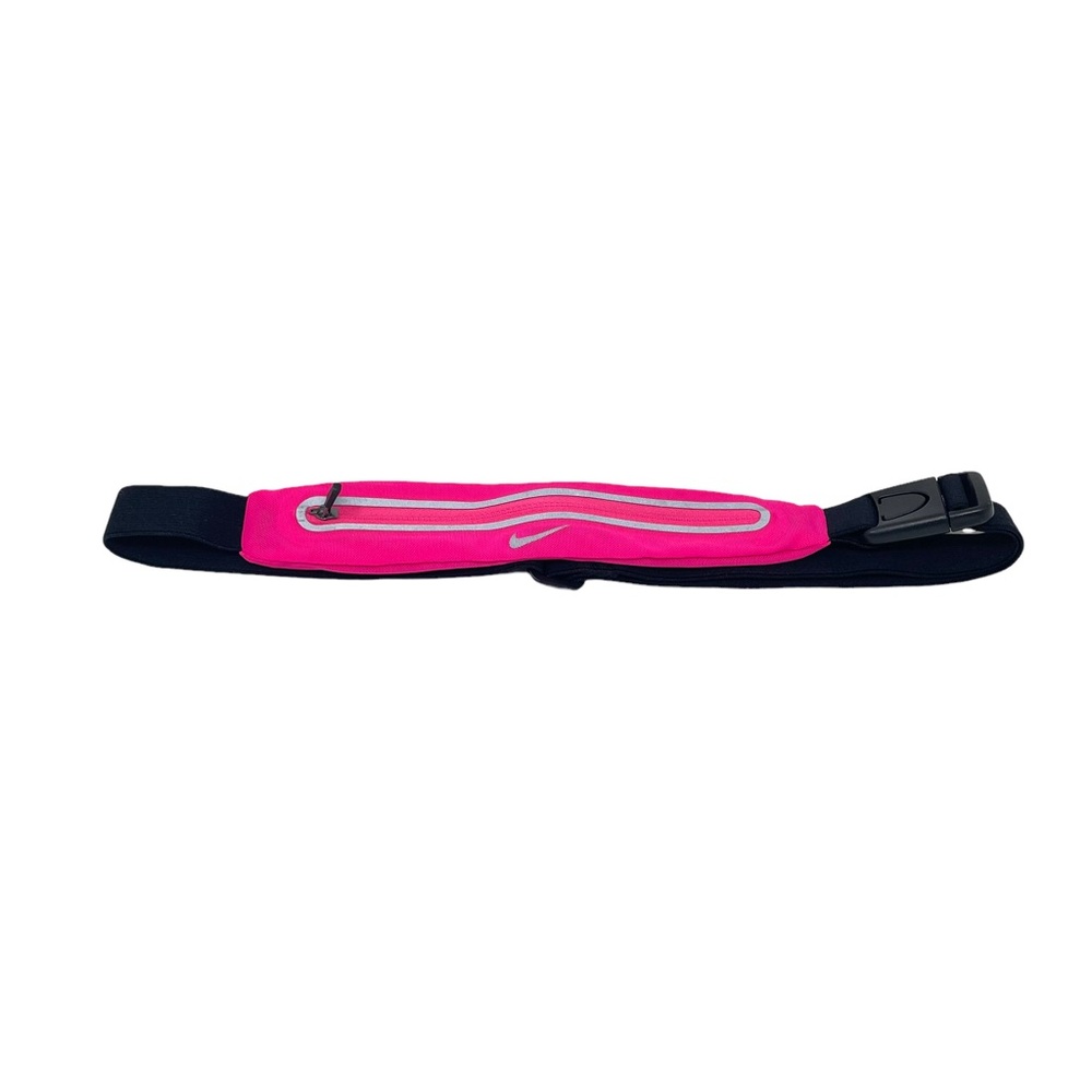 Nike Neon Pink Reflective Lean Waistpack Expandable Running Belt